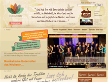 Tablet Screenshot of creation2creator.de